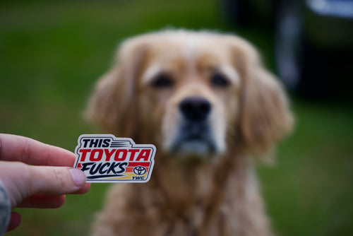 This Toyota F*cks Sticker